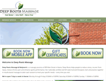 Tablet Screenshot of deeprootsmb.com